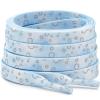 DELELE 2 Pairs Reflective Shoelace Flat Dot Light Blue Safety Laces for Shoes Sneakers Boots 63 inch view 1