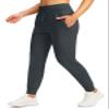 G Gradual Women's Joggers Pants with Zipper Pockets High Waisted Sweatpants Athletic Tapered Pants for Women Lounge Workout(Grey,M) view 2