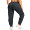 G Gradual Women's Joggers Pants with Zipper Pockets High Waisted Sweatpants Athletic Tapered Pants for Women Lounge Workout(Grey,M) view 4