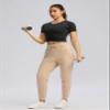 G Gradual Women's Joggers Pants with Zipper Pockets High Waisted Sweatpants Athletic Tapered Pants for Women Lounge Workout(Light Khaki,M) view 3