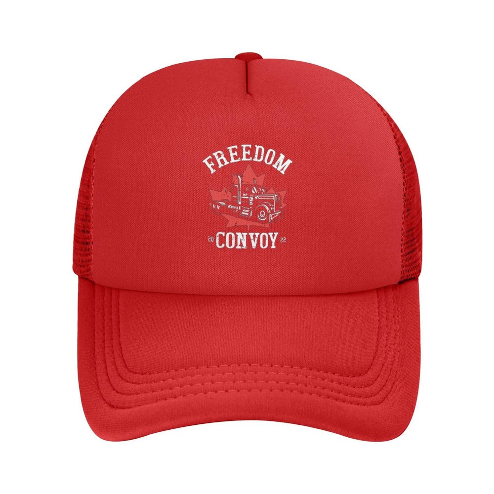 AIZBEGDLU Freedom Convoy 2022 Mesh Back Trucker Cap Adult Mesh Baseball Cap