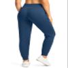 G Gradual Women's Joggers Pants with Zipper Pockets High Waisted Sweatpants Athletic Tapered Pants for Women Lounge Workout(Blue,M) view 3
