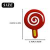 Tennis Dampener Cute/Funny 5 Pack Lollipop Tennis Racket Vibration Dampener Soft Silicone Tennis Racquet Shock Absorbing Tennis Damper Tennis Racket Shock Absorber (5 Pack Lollipop) view 2
