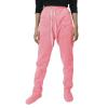 Adult Footed Sweatpants,Extremely Soft and Warm Footing Pajama Pants Drawstring Elastic Waisted Trousers with Fleece Lined view 2