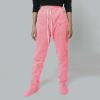 Adult Footed Sweatpants,Extremely Soft and Warm Footing Pajama Pants Drawstring Elastic Waisted Trousers with Fleece Lined view 3
