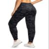 G Gradual Women's Joggers Pants with Zipper Pockets High Waisted Sweatpants Athletic Tapered Pants for Women Lounge Workout(Grey Camo,S) view 4