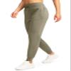 G Gradual Women's Joggers Pants with Zipper Pockets High Waisted Sweatpants Athletic Tapered Pants for Women Lounge Workout(Bronze Green,XL) view 2