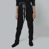 Adult Footed Sweatpants,Extremely Soft and Warm Footing Pajama Pants Drawstring Elastic Waisted Trousers with Fleece Lined view 4