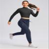 G Gradual Women's Joggers Pants with Zipper Pockets High Waisted Sweatpants Athletic Tapered Pants for Women Lounge Workout(Navy,XXL) view 3