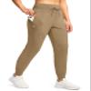 G Gradual Women's Joggers Pants with Zipper Pockets High Waisted Sweatpants Athletic Tapered Pants for Women Lounge Workout(Dark Khaki,M) view 1