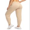G Gradual Women's Joggers Pants with Zipper Pockets High Waisted Sweatpants Athletic Tapered Pants for Women Lounge Workout(Light Khaki,S) view 4
