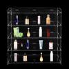 Acrylic Display Case, 4 Tier Clear Acrylic Display Boxes 18.7*8.46*19.7inch Clear Showcase Safe Acrylic Display Cabinet for Display Action Figures, Toys, Bakery Pastry Display Case view 3