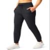 G Gradual Women's Joggers Pants with Zipper Pockets High Waisted Sweatpants Athletic Tapered Pants for Women Lounge Workout(Black,XXL) view 2