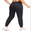G Gradual Women's Joggers Pants with Zipper Pockets High Waisted Sweatpants Athletic Tapered Pants for Women Lounge Workout(Black,XXL) view 3