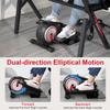 Under Desk Elliptical Training Machine, Ellipse Leg Exerciser with 8 Adjustable Speeds, Seating Under Desk Bike Pedal Exerciser, Ellipse Leg Trainer While Sitting for Seniors, Under Desk Treadmill view 2