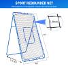 7x4FT Volleyball Rebounder Net Pro, Baseball Softball Rebound Pitch Back Net, Adjustable Angle Lacrosse Bounce Back Practice Equipment, Easy Quick Setup, Ideal for Outdoor and Backyard Training view 3