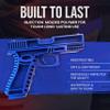 Durable Plastic Polymer Training Pistol - Lightweight Realistic Training Gun for Safe Dry Fire Drills, Draw, Grip, Movement - Compatible with Glock 19 & 23 - Fits WML, IWB & Safariland ALS Holster view 3