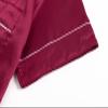 Hupohoi Unisex Girls Boys Kids Pajama Sets Button Down Satin Sleepwear Nighty 3PCS Silky Lounge Sets Nightwear Short Sleeve Long Pants, 3pcs-Wine Red, 10 view 2