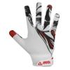 Exote Sports Youth Football Gloves American Reciever Villain Football Gloves for Adult Men Women and Boys with Super Sticky Silicone Grip Palms Ultimate Performance Boosters (White, Adult Large) view 4