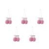 LOGOFUN 10 pcs Mini Boxing Gloves Hanging Decorations Miniature Boxing Gloves Car Mirror Hanging Ornaments Small Punching Gloves Pendants - Pink White (9cm) view 1
