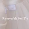 Flower Girl Dress Kids V-Back Puffy Tulle Satin Dress for Wedding Guest Formal Party Birthday Princess Pageant Prom Ball Gown view 4