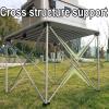 AoForce Camping Tables That Fold Up Lightweight with Carry Bag Aluminum Square Table Cross-Structure Design Foldable Table for Outdoor Picnic, Cooking(Black,69 * 69 * 56CM) view 4