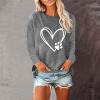 Long Sleeve Shirts for Women Teen Girls Lightweight Cute Sweatshirts Ladies Tops and Blouses Spring Fashion view 2