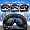 Revemo OTG Ski Goggles for Men Women, Snowboarding Ice Skating Goggles Winter Sports Goggles with UV, Anti Fog Over Glasses view 4