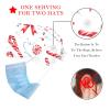 2 Pieces Scrub caps Women Scrub Caps Women Satin Lined Surgeon Caps for Hospital Candy Multicoloured view 2