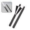 Snow Skis Protection Fabric Soft Sleeve Cover Wide Open,Adjustable Snow Skis Protector Cover,Fit in Snow Skis Storage Transport Protection,Gift for Snowboarders,Suitable for 155 to 170 Snowboards view 1