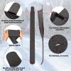 Snow Skis Protection Fabric Soft Sleeve Cover Wide Open,Adjustable Snow Skis Protector Cover,Fit in Snow Skis Storage Transport Protection,Gift for Snowboarders,Suitable for 155 to 170 Snowboards view 4