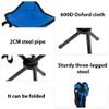 3-Legged Compact Camping Stool,600D Oxford Cloth Folding Tripod Chair,Mini Lightweight Portable Folding Seat,Picnic Stool for Camping Walking Fishing Travel Hiking Garden Beach (Blue) view 2
