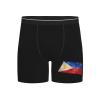AIZBEGDLU The Philippines Flag Men's Briefs Soft Men's Boxer Briefs Black view 1