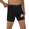 AIZBEGDLU The Philippines Flag Men's Briefs Soft Men's Boxer Briefs Black view 4