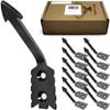 VMSIXVM European Deer Skull Mount Hanger, Euro Wall Mount Hanger for Deer Head and Other Smaller Animals, Skull Wall Hooker with Easy Install Kit for Indoor Outdoor