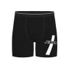 AIZBEGDLU Christian Cross Religion Team Jesus Men's Briefs Soft Men's Boxer Briefs Black view 1