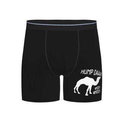 AIZBEGDLU Hump Day Men's Briefs Soft Men's Boxer Briefs Black