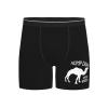 AIZBEGDLU Hump Day Men's Briefs Soft Men's Boxer Briefs Black view 1