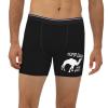 AIZBEGDLU Hump Day Men's Briefs Soft Men's Boxer Briefs Black view 2
