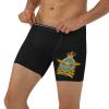 AIZBEGDLU Canadian Air Force Men's Briefs Soft Men's Boxer Briefs Black view 3