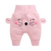 Unisex Baby Fleece Pants High-Waisted Thick artoon Pants with Cute 3D Animal Patterns Hiphop Pants Cotton (F, 80) view 2