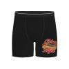 AIZBEGDLU Chicago Style Hot Dog Men's Briefs Soft Men's Boxer Briefs Black view 1