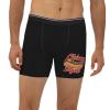 AIZBEGDLU Chicago Style Hot Dog Men's Briefs Soft Men's Boxer Briefs Black view 2