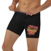 AIZBEGDLU Chicago Style Hot Dog Men's Briefs Soft Men's Boxer Briefs Black view 3