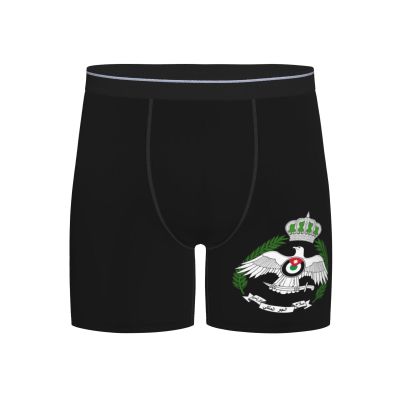 AIZBEGDLU Royal Jordanian Air Force Men's Briefs Soft Men's Boxer Briefs Black