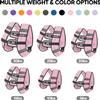APEXUP 5lbs Weighted Vest Men Women, Weight Vest for Women Workout Equipment for Strength Training Running (Pastel Pink) view 4