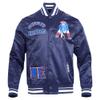Pro Standard Men's Navy New England Patriots Sublimated Satin Full-Snap Jacket view 4