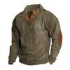 Dudlle Men's Sweaters, Dudlle Men's Sweaters, Outdoor Casual Cable Knit Pullover (Military Green,5XL) view 1