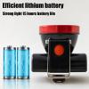 BAIYITONGDA Rechargeable Mining Headlight LED Superbright Mining Headlamp, Hard Hat Searchlight,Waterproof Headlight Explosion Proof Cap Miner Lamp view 3