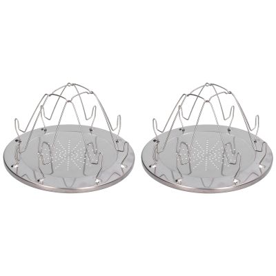 2pcs Folding Camp Stove Toaster Camping Toaster Rack Holder,Foldable Multi Purpose Convenience To Use Portable Folding Camp Stove Toaster for Outdoor Picnic for BBQ for Party